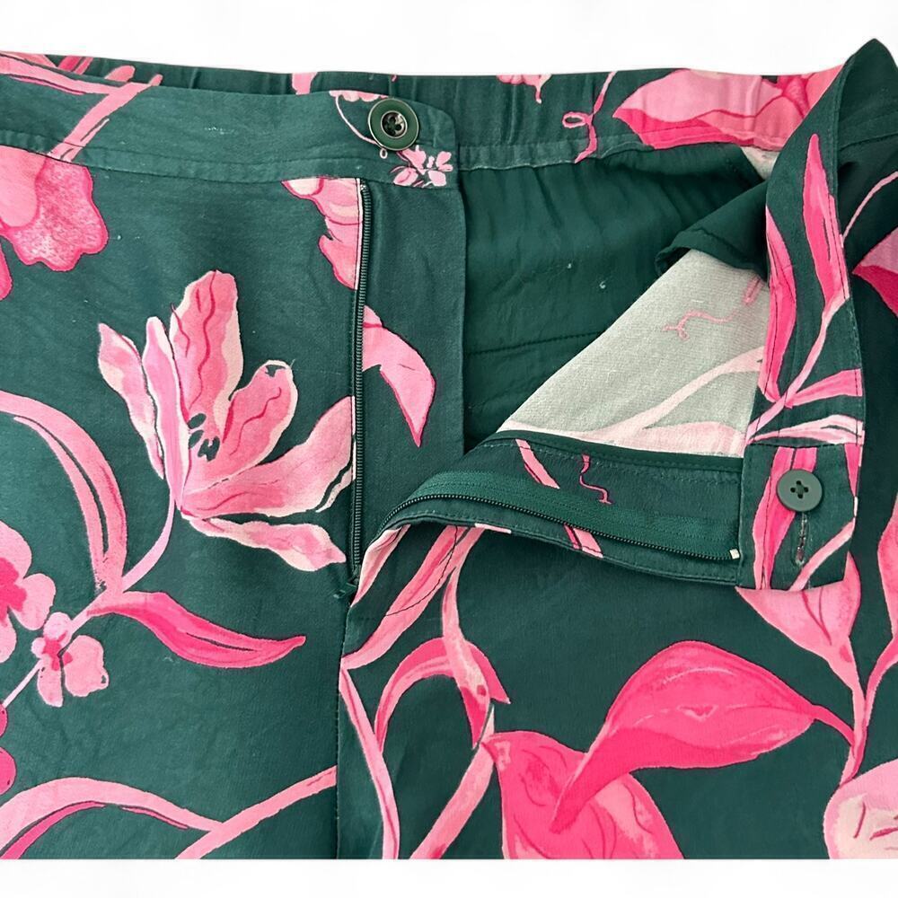 Anthropologie Breezy Printed Tropical Straight Pants (14) - Picture 13 of 16